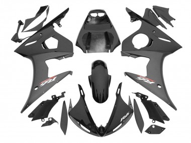 2006-2009 Yamaha YZF R6S Motorcycle Fairings - Glossy Black Matte Black Canada for Sale