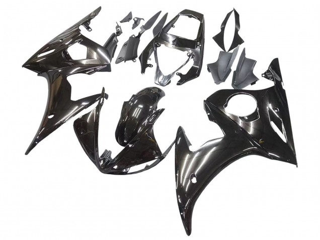 2003-2004 Yamaha YZF R6 Motorcycle Fairings - Glossy Black Canada for Sale