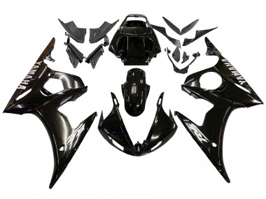 2005 Yamaha YZF 600 R6 Motorcycle Fairings - Glossy Black Canada for Sale