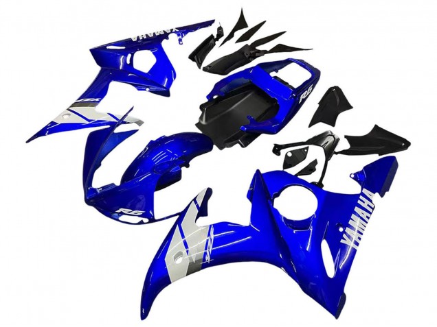 2005 Yamaha YZF 600 R6 Motorcycle Fairing - Blue White Canada for Sale