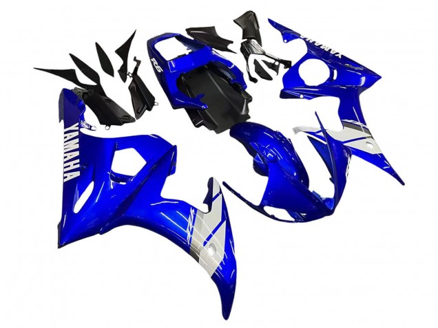 2005 Yamaha YZF 600 R6 Motorcycle Fairing - Blue White Canada for Sale