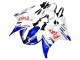 2005 Yamaha YZF 600 R6 Motorcycle Fairings - White Blue Dunlop Fiat Motul Canada for Sale