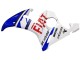 2005 Yamaha YZF 600 R6 Motorcycle Fairings - White Blue Dunlop Fiat Motul Canada for Sale