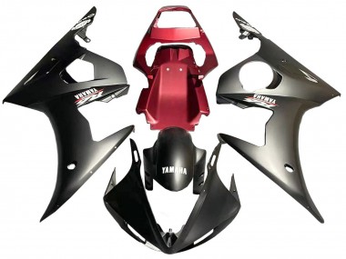 2005 Yamaha YZF 600 R6 Motorcycle Fairing - Matte Black Red Canada for Sale