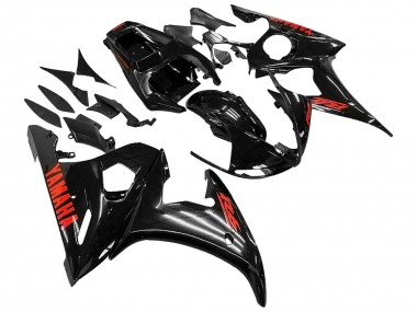 2005 Yamaha YZF 600 R6 Motorcycle Fairings - Black Red Canada for Sale