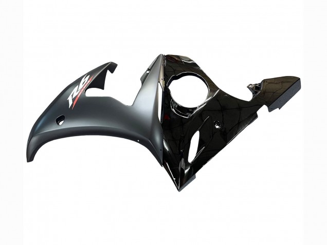 2005 Yamaha YZF 600 R6 Motorcycle Fairings - Glossy Black Matte Black Gold Canada for Sale