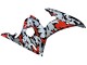 2005 Yamaha YZF 600 R6 Motorcycle Fairings - Black Red Grey Camouflage Canada for Sale
