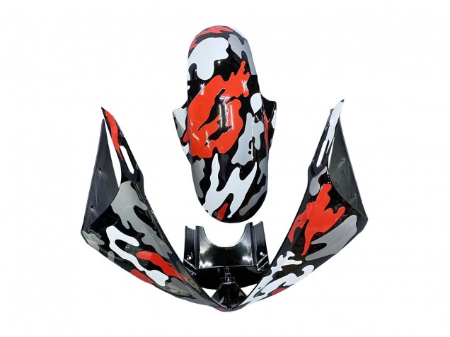 2005 Yamaha YZF 600 R6 Motorcycle Fairings - Black Red Grey Camouflage Canada for Sale