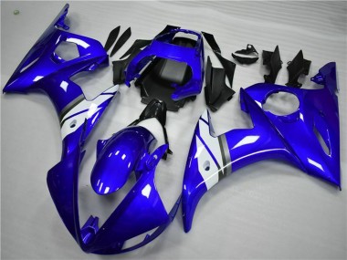 2005 Yamaha YZF 600 R6 Motorcycle Fairings - Blue White Canada for Sale