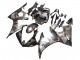 2005 Yamaha YZF 600 R6 Motorcycle Fairings - Matte Black Grey Geometric Canada for Sale