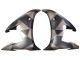 2005 Yamaha YZF 600 R6 Motorcycle Fairings - Matte Black Grey Geometric Canada for Sale