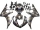 2005 Yamaha YZF 600 R6 Motorcycle Fairings - Matte Black Grey Geometric Canada for Sale
