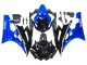 2006-2007 Yamaha YZF 600 R6 Motorcycle Fairings - Blue Glossy Black Canada for Sale