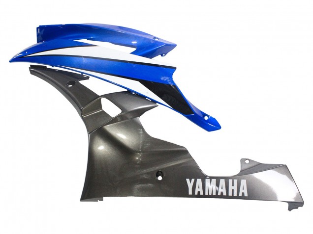 2006-2007 Yamaha YZF 600 R6 Motorcycle Fairings - Blue White Glossy Black Canada for Sale
