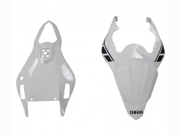 2006-2007 Yamaha YZF 600 R6 Motorcycle Fairings - White Glossy Black Motul Michelin Canada for Sale