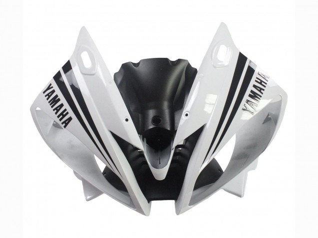 2006-2007 Yamaha YZF 600 R6 Motorcycle Fairings - White Glossy Black Motul Michelin Canada for Sale