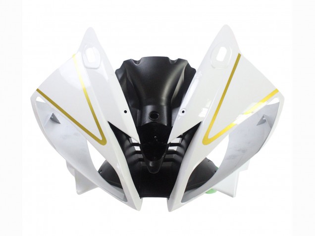 2006-2007 Yamaha YZF 600 R6 Motorcycle Fairings - White Gold Black Fiat Canada for Sale