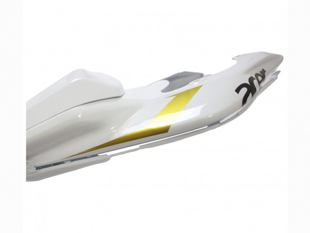 2006-2007 Yamaha YZF 600 R6 Motorcycle Fairings - White Gold Black Fiat Canada for Sale