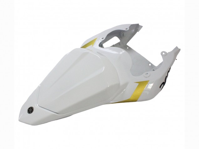 2006-2007 Yamaha YZF 600 R6 Motorcycle Fairings - White Gold Black Fiat Canada for Sale