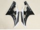 2006-2007 Yamaha YZF 600 R6 Motorcycle Fairings - Glossy Black Matte Black White Motul Michelin Canada for Sale