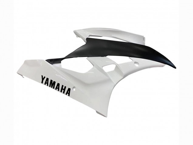 2006-2007 Yamaha YZF 600 R6 Motorcycle Fairings - White Matte Black Canada for Sale