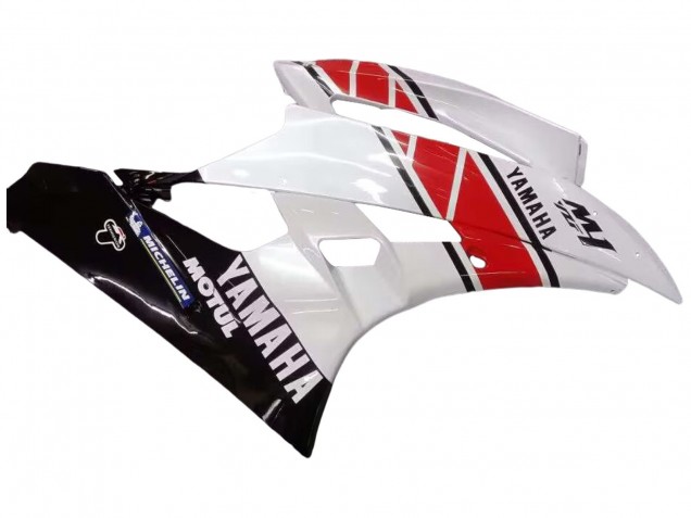 2006-2007 Yamaha YZF 600 R6 Motorcycle Fairings - White Red Black Motul Canada for Sale