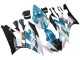 2006-2007 Yamaha YZF 600 R6 Motorcycle Fairings - White Blue Black Semakin Didepan ENEOS Canada for Sale