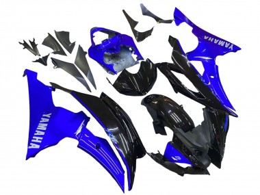 2008-2016 Yamaha YZF 600 R6 Motorcycle Fairings - Blue Glossy Black Canada for Sale