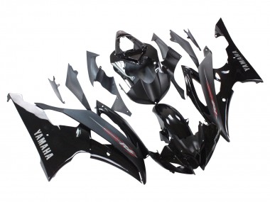 2008-2016 Yamaha YZF 600 R6 Motorcycle Fairings - Glossy Black Matte Black Canada for Sale