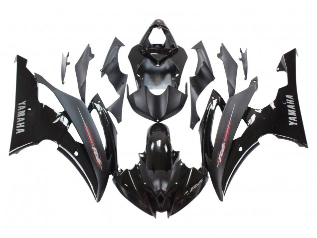 2008-2016 Yamaha YZF 600 R6 Motorcycle Fairings - Glossy Black Matte Black Canada for Sale