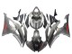 2008-2016 Yamaha YZF 600 R6 Motorcycle Fairings - Matte Grey Red Decals Canada for Sale