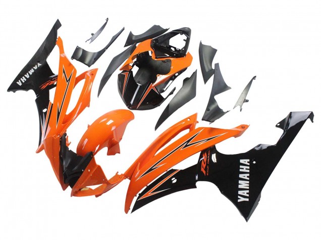 2008-2016 Yamaha YZF 600 R6 Motorcycle Fairings - Orange Black Canada for Sale