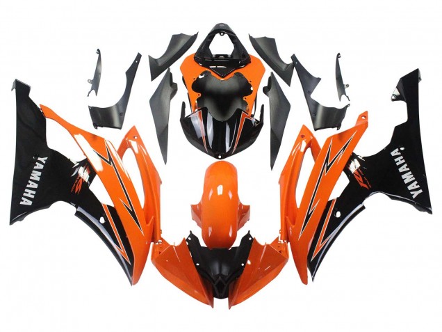 2008-2016 Yamaha YZF 600 R6 Motorcycle Fairings - Orange Black Canada for Sale