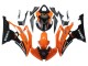 2008-2016 Yamaha YZF 600 R6 Motorcycle Fairings - Orange Black Canada for Sale