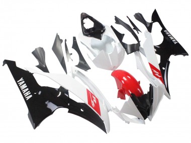 2008-2016 Yamaha YZF 600 R6 Motorcycle Fairings - White Red Glossy Black Canada for Sale