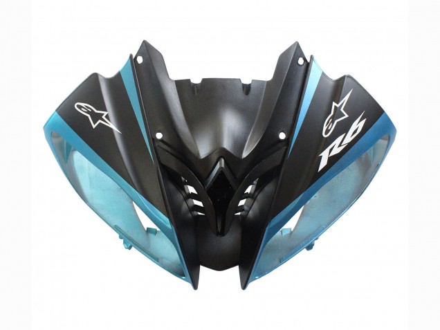 2008-2016 Yamaha YZF 600 R6 Motorcycle Fairings - Light Blue Matte Black Petronas ENEOS Canada for Sale