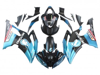 2008-2016 Yamaha YZF 600 R6 Motorcycle Fairings - Light Blue Matte Black Petronas ENEOS Canada for Sale