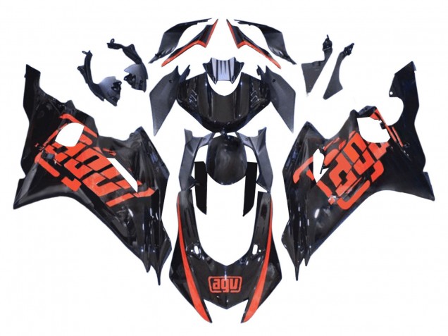 2008-2016 Yamaha YZF 600 R6 Motorcycle Fairings - Red Glossy Black Canada for Sale