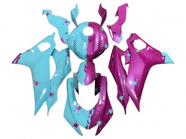 2017-2023 Yamaha YZF 600 R6 Motorcycle Fairings - Blue Pink Canada for Sale