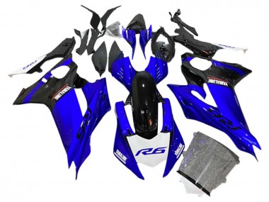 2017-2023 Yamaha YZF 600 R6 Motorcycle Fairings - Blue Black White Canada for Sale