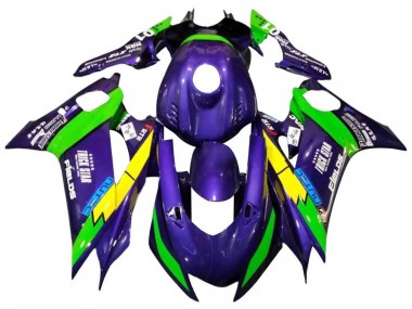 2017-2023 Yamaha YZF 600 R6 Motorcycle Fairings - Green Purple Yellow Black Trick Star Canada for Sale