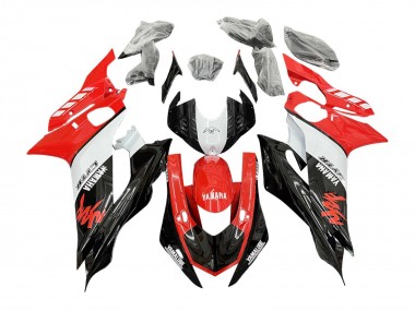 2017-2023 Yamaha YZF 600 R6 Motorcycle Fairings - White Red Black GYTR Yamalube Canada for Sale