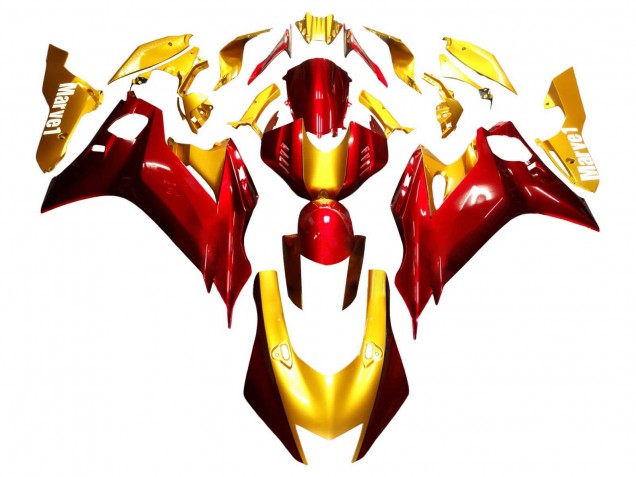 2017-2023 Yamaha YZF 600 R6 Motorcycle Fairings - Gold Red Canada for Sale
