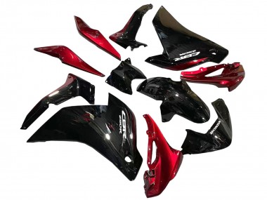 2011-2015 Honda CBR250RR Motorcycle Fairings - Glossy Black Red Canada for Sale