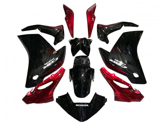 2011-2015 Honda CBR250RR Motorcycle Fairings - Glossy Black Red Canada for Sale