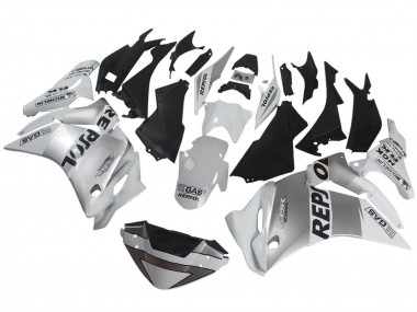 2011-2015 Honda CBR250RR Motorcycle Fairings - Silver White Black Repsol Canada for Sale