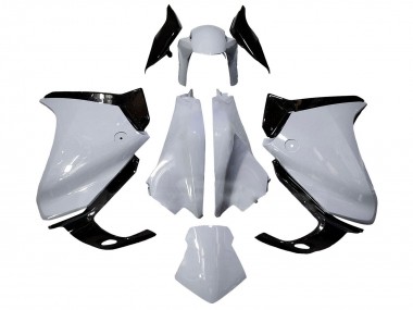 2010-2014 Honda VFR 1200 Motorcycle Fairings - White Glossy Black Canada for Sale