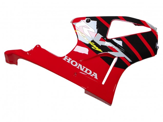 2000-2006 Honda VTR1000 Motorcycle Fairings - Silver Red Black Stripe Racing Canada for Sale
