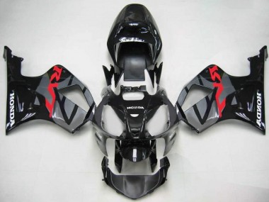 2000-2006 Honda VTR1000 Motorcycle Fairings - Glossy Black Grey Canada for Sale