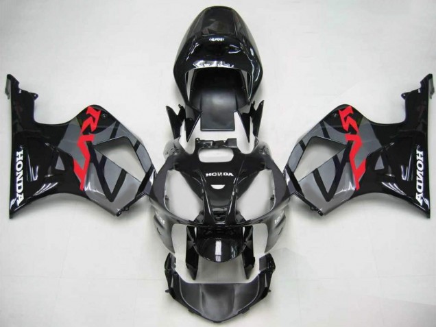 2000-2006 Honda VTR1000 Motorcycle Fairings - Glossy Black Grey Canada for Sale